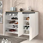 Scarpiera con ripiani 