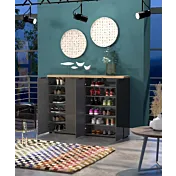 Scarpiera moderna alta 4 ante