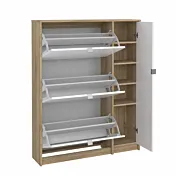 scarpiera con ripiani 