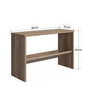 Scarpiera di design Ankara rovere