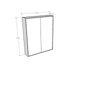 Letto Slide salvaspazio matrimoniale 160 x 190, Bianco frassino