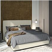 Letto matrimoniale in tessuto in finitura Desert