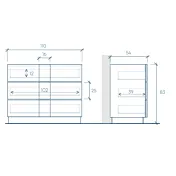 comò cashmere elegante