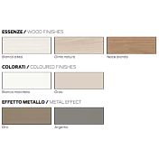 Armadio moderno 6 ante battenti, finitura Noce Biondo