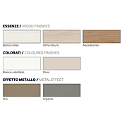 Camera completa made in Italy in Bianco e Oro