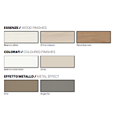 Armadio moderno 8 ante battenti, finitura Olmo Natura