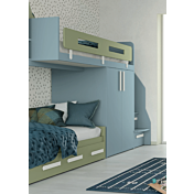 Cameretta bambini Helena in finitura Cadaques e Oliva