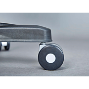 Poltrona da ufficio regolabile in altezza, funzionale colore grigio scuro