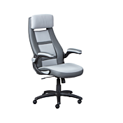 Pratico Poltrona da ufficio con ruote, colore grigio