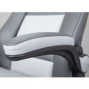 Pratico Poltrona da ufficio con ruote, colore grigio