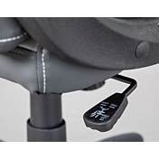 Pratico Poltrona da ufficio con ruote, colore grigio