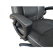 Poltrona da ufficio, grigia lavorazione tono su tono