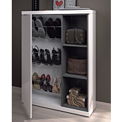 Mobile da ingresso scontato con scarpiera e specchiera