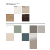 Armadio battente scontato in Bianco opaco e Noce biondo, 4 ante 3 cassetti