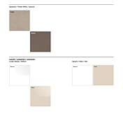 Set moderno Bali completo Orzo e Noce biondo