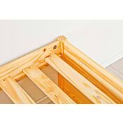 Letto con contenitore e comodino incluso