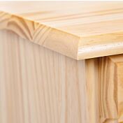 Credenza Moderna, Madia di Design, 3 Ante e 3 Cassetti, Pino