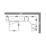 armadio angolare a ponte