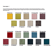 Divano letto Bravo Moretti Compact con secondo letto estraibile, ecopelle Cobalto