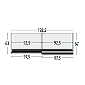 Armadio camerette Moretti Compact a 2 ante, Mora, Cipria e Mandarino laccato