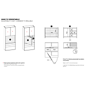 Camera ragazzi completa in Noce moro e spatolato Argilla
