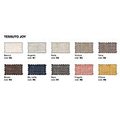 Letto piazza e mezza in tessuto Blu