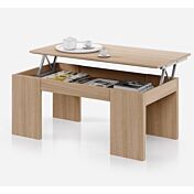 Tavolino da salotto, moderno in finitura Rovere