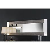 Madia 4 ante, bianco laccato e rovere adamello, made in Italy