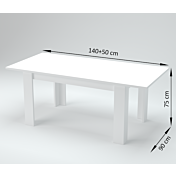Tavolo moderno Ardesia allungabile L.140