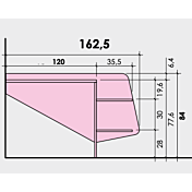 Scrivania camerette Alpa, finitura Royal oak