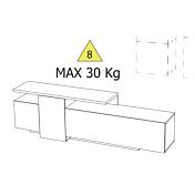 Mobile sabbia e rovere scuro