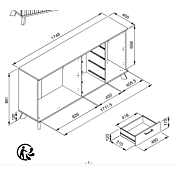 Misure specifiche credenza vichinga