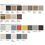 Pensile verticale battente, colore bianco opaco, made in Italy