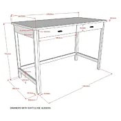 scrivania conveniente