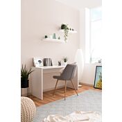 Elegante Scrivania moderna in finitura Bianco opaco