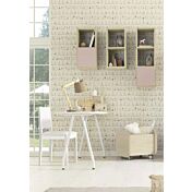 Scrivania moderna bianca opaca