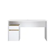 scrivania bianco rovere