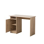 Scrivania con un'anta, finitura Rovere 