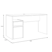 scrivania con cassetto