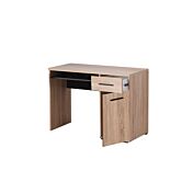 Scrivania moderna per cameretta, finitura Rovere 