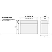 scrivania in noce bambini