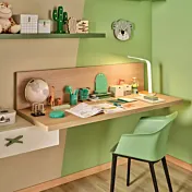 scrivania sospesa legno