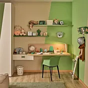 scrivania sospesa rovere