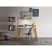 Scrivania gialla e Bianco gesso per camerette