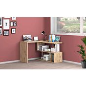 Scrivania pluriposizionabile finitura Wotan, Made in Italy