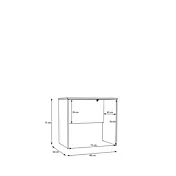 scrivania bianca piccola