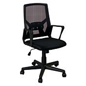 Poltrona da ufficio Nera semi-direzionale