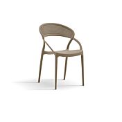 Tavolino rotondo 60 x 60 da esterno, color tortora