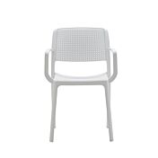 frontale Conveniente Sedia da giardino, colore Bianco