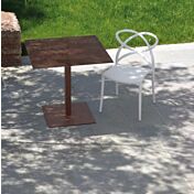 Sedia moderna e di design, bianco da giardino